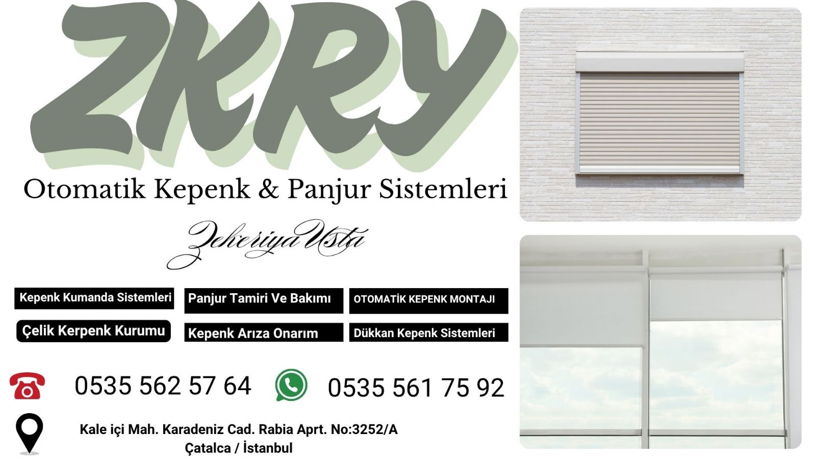Çatalca panjur ve Kepenk Tamiri